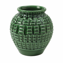 Load image into Gallery viewer, Geometric Vase, Green