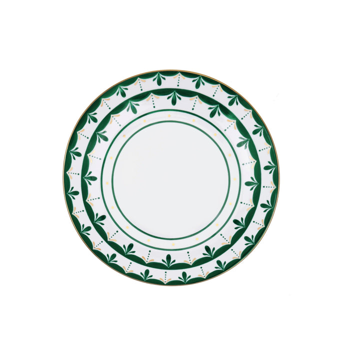 Alhambra Green Dessert Plate, Set of 2