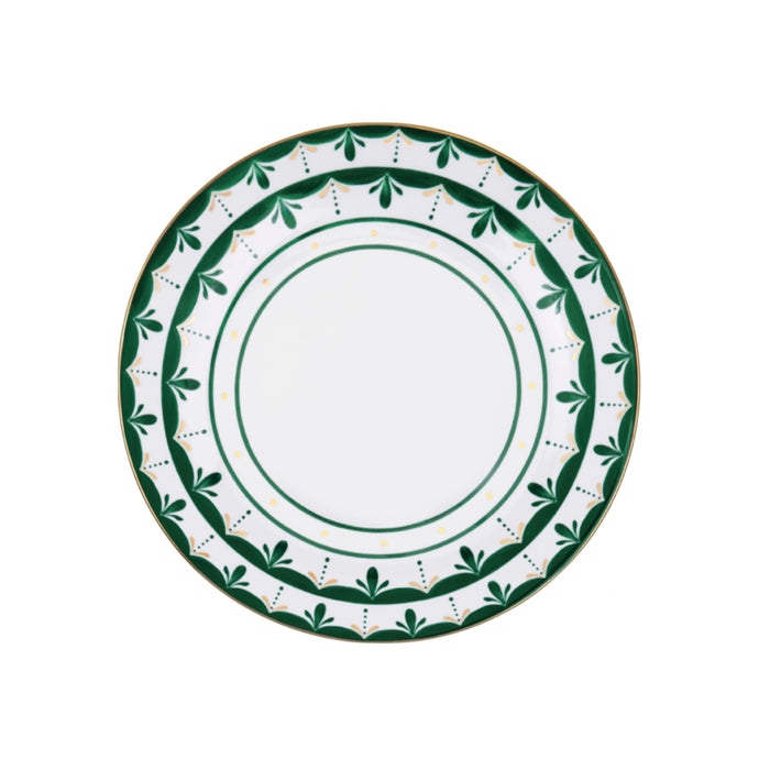 Alhambra Green Soup Plate, Set of 2