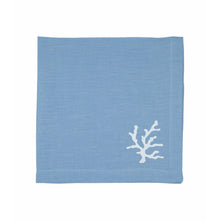 Load image into Gallery viewer, Coral Blue Placemat, Set of 4