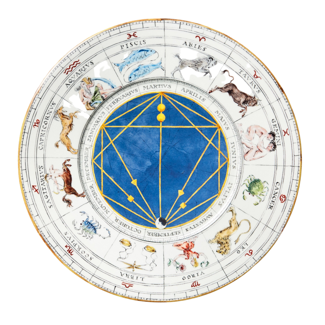 Zodiac Horoscope Charger Plate