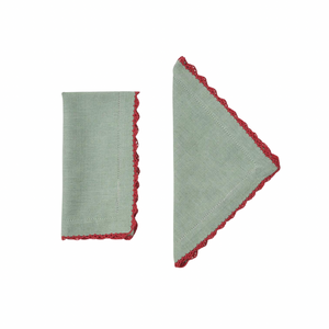 Beatrice Mint Napkins, Set of 4