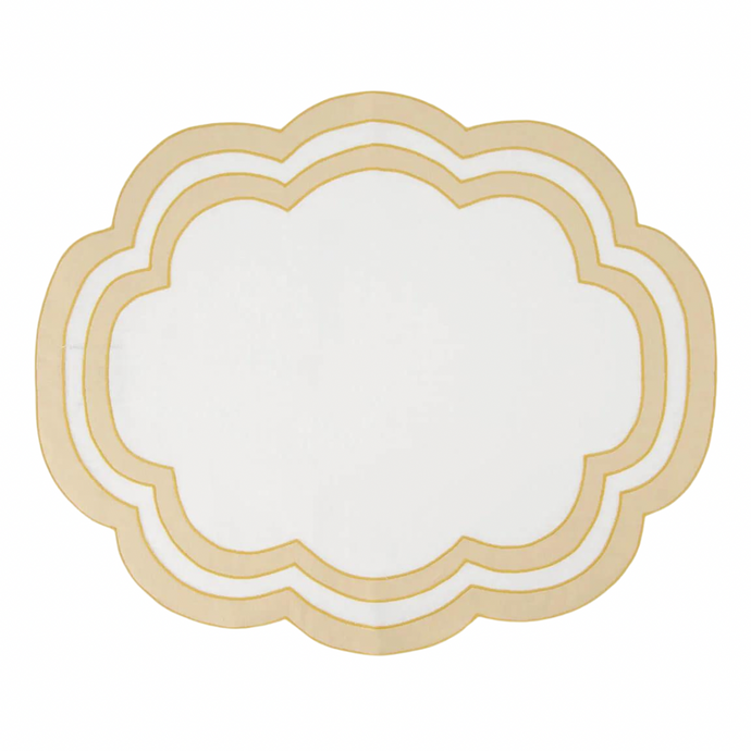 Nube Yellow Placemat, Set of 4