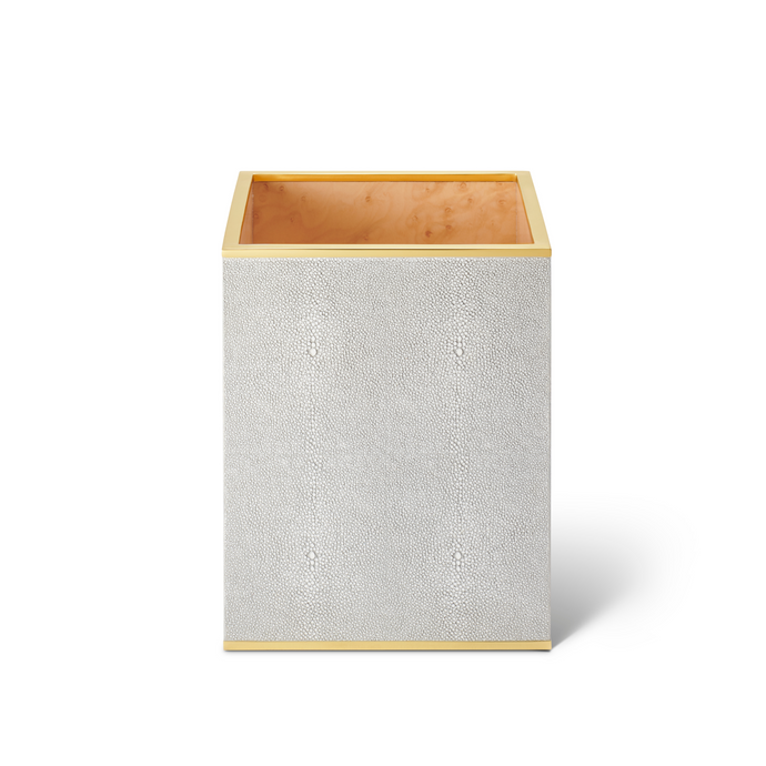 Classic Shagreen Waste Basket