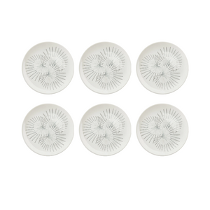 Birds of Paradise Dessert Plate, Set of 6