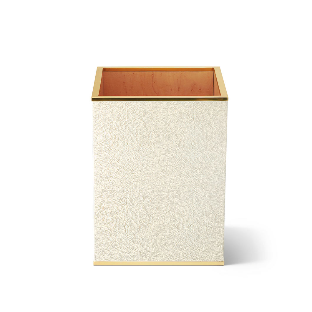 Classic Shagreen Waste Basket