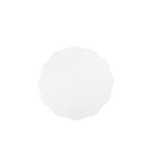 Load image into Gallery viewer, Allegra Round White Placemat, Set of 2