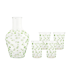 Load image into Gallery viewer, Dotty Carafe &amp; Glassware, Set of 5 Pieces