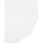 Load image into Gallery viewer, Allegra Round White Placemat, Set of 2