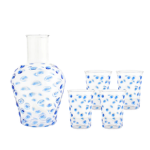 Load image into Gallery viewer, Dotty Carafe &amp; Glassware, Set of 5 Pieces