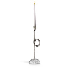 Load image into Gallery viewer, Venetian Knot London Grey Candleholder