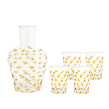 Load image into Gallery viewer, Dotty Carafe &amp; Glassware, Set of 5 Pieces