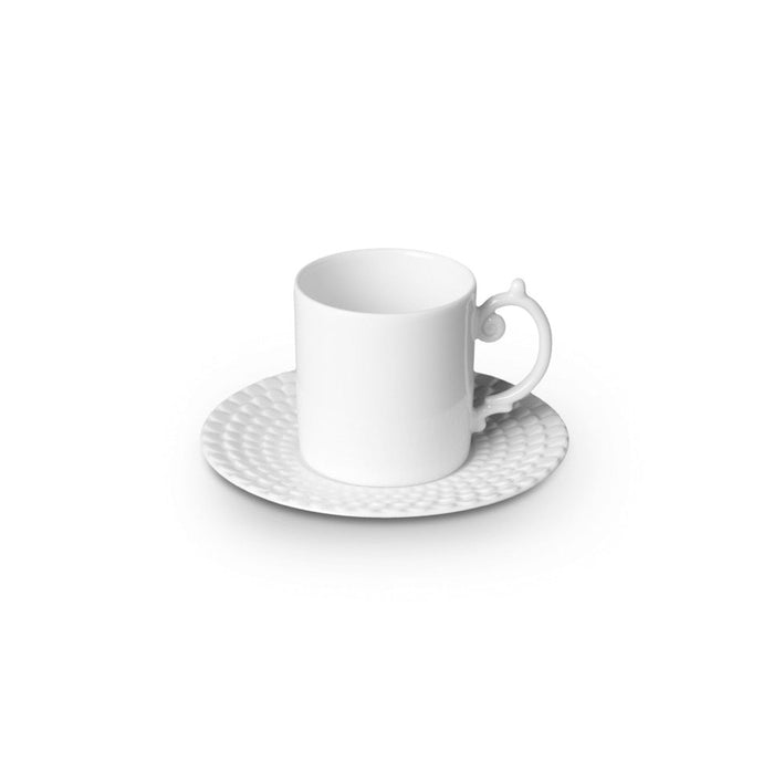 Aegean White Espresso Cup & Saucer