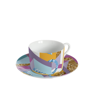 Alchimie Tea Cup & Saucer, Set of 6