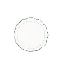 Load image into Gallery viewer, Allegra Round White Placemat, Set of 2