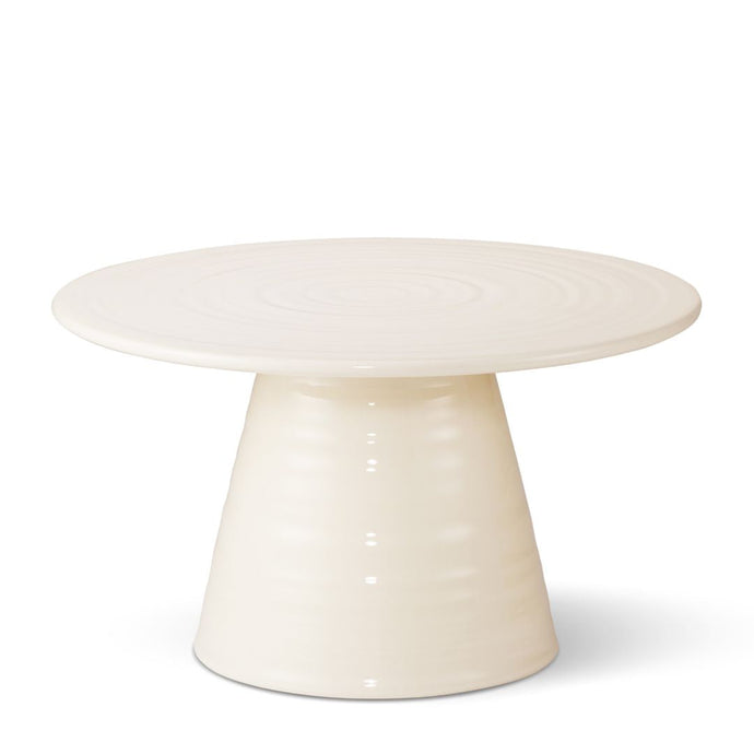 Alette Cream Serving Pedestal