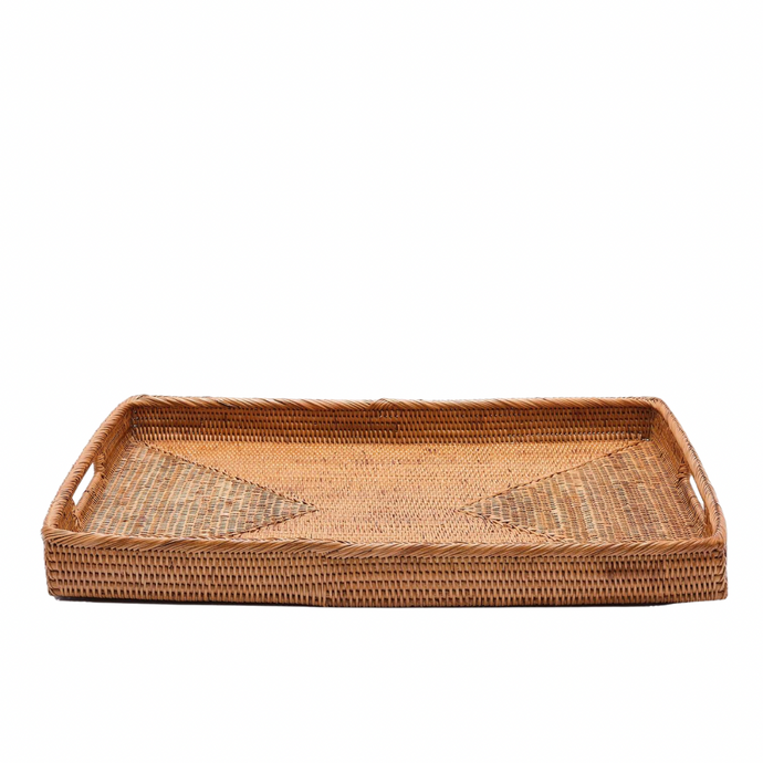 Vimini Woven Serving Tray, Set of 3