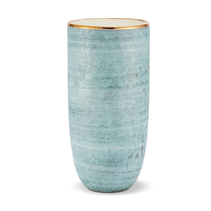 Calinda Blue Grotto Gold Vase
