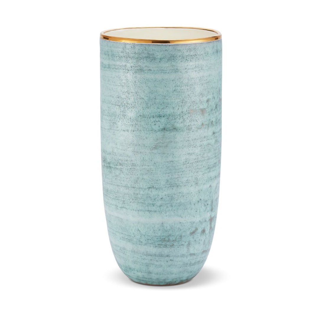 Calinda Blue Grotto Gold Vase