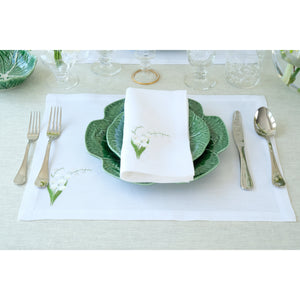 Lily of the Valley Placemat Green, Set of 4
