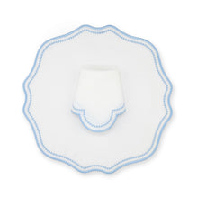 Load image into Gallery viewer, Dotted Scallop White &amp; Blue Collection