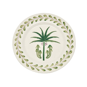 Forest Green Wild Beauty Dessert Plate, Set of 2