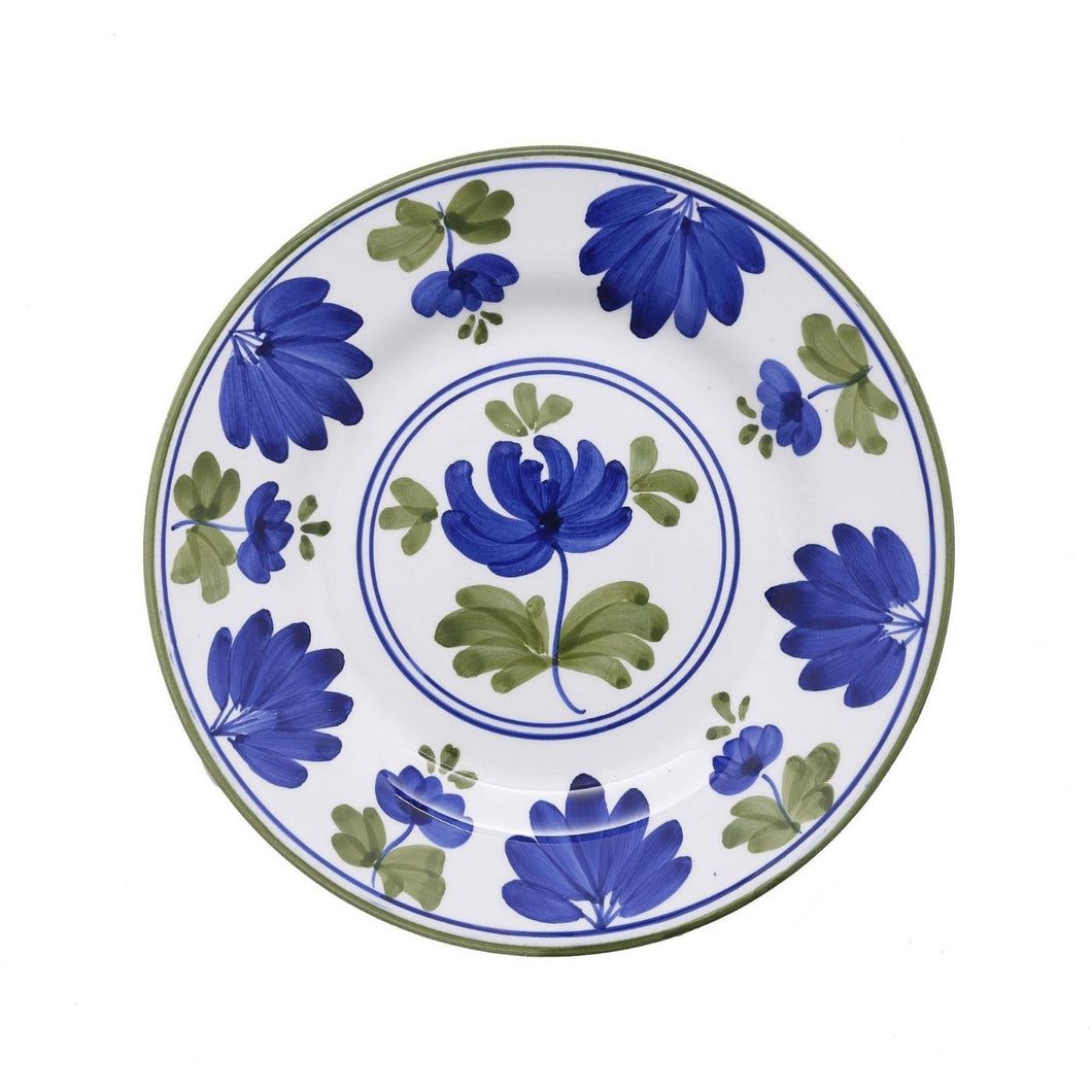 Blossom Blue Fruit Plate, Set of 6