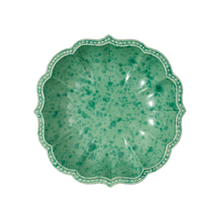 Load image into Gallery viewer, Speckled Green Serving Bowl
