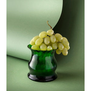 Tulip Green Murano Glass Candle
