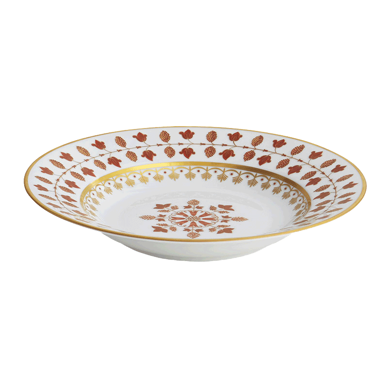 Matignon Rust Rim Soup Plate