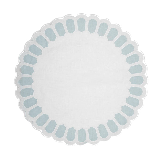 Zurbano Baby Blue Placemat, Set of 4