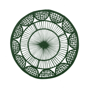 Shei Green Placemat, Set of 6