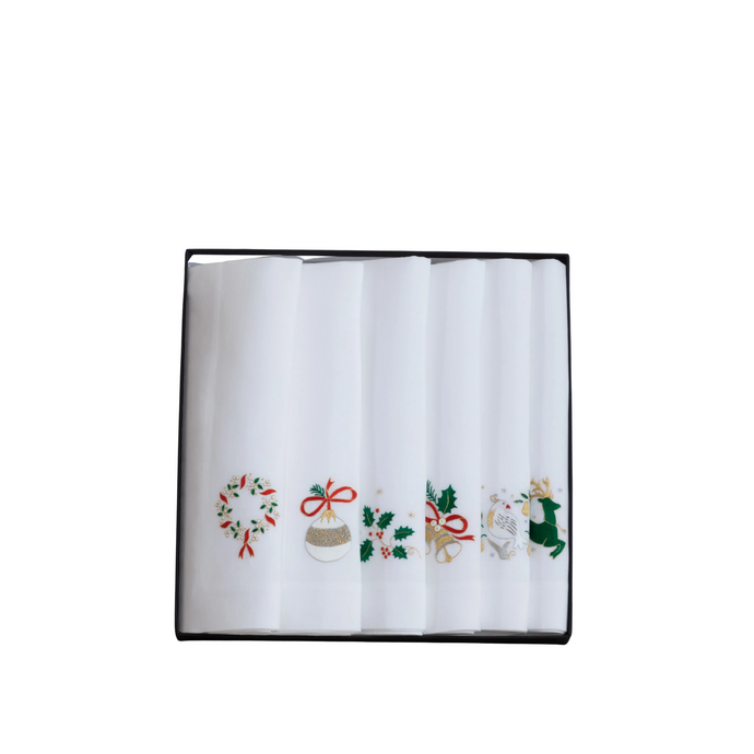 Holiday Dinner Napkins, Set of 4
