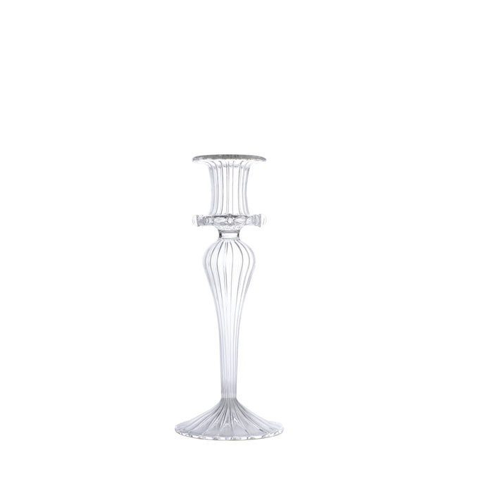 Esna Clear Glass Candlestick