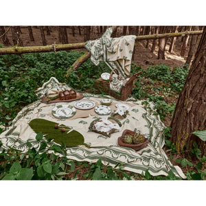 Forest Green Mythic Ecosystem Table Mats, Set of 3