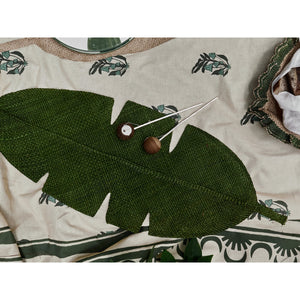 Forest Green Mythic Ecosystem Table Mats, Set of 3