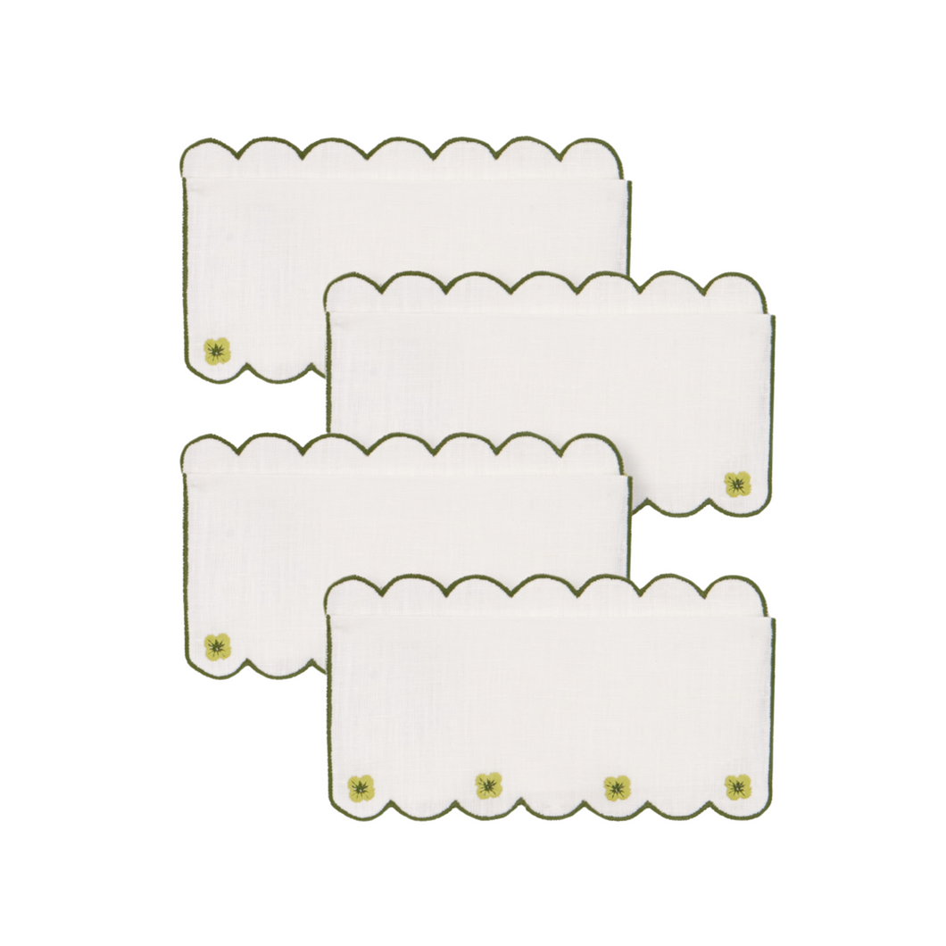 Spring Green Coaster, Set of 4