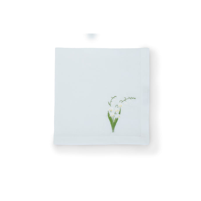 Lily of the Valley Green Napkin, Set of 4