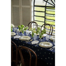 Load image into Gallery viewer, Manzanilla Navy Rectangular Tablecloth