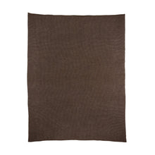 Load image into Gallery viewer, Moss Coffee Cashmere Throw