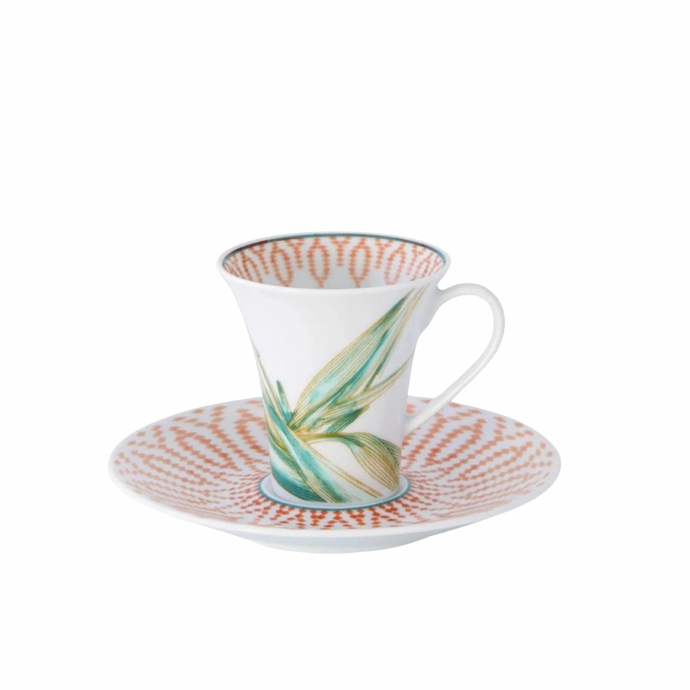 Fiji Coffee Cup & Saucer, Set of 4