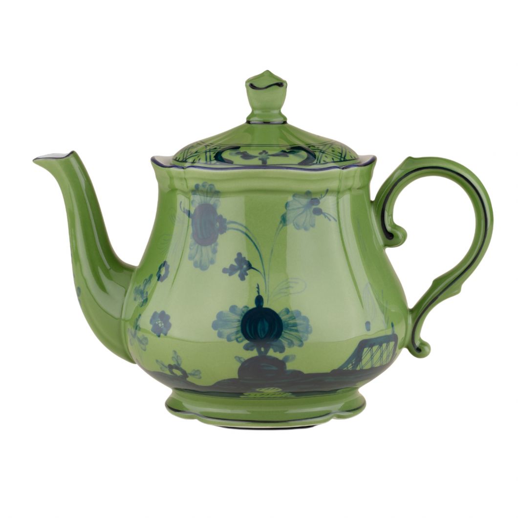 Oriente Italiano Malachite Teapot