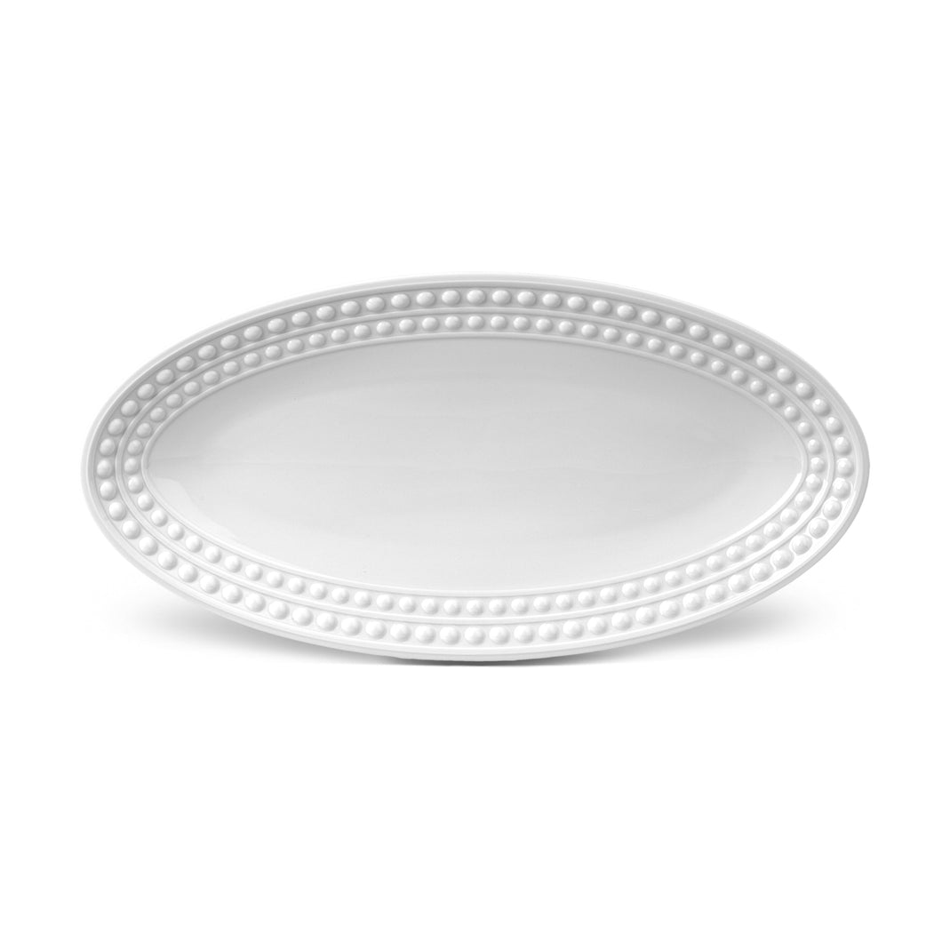 Perlee White Oval Platter