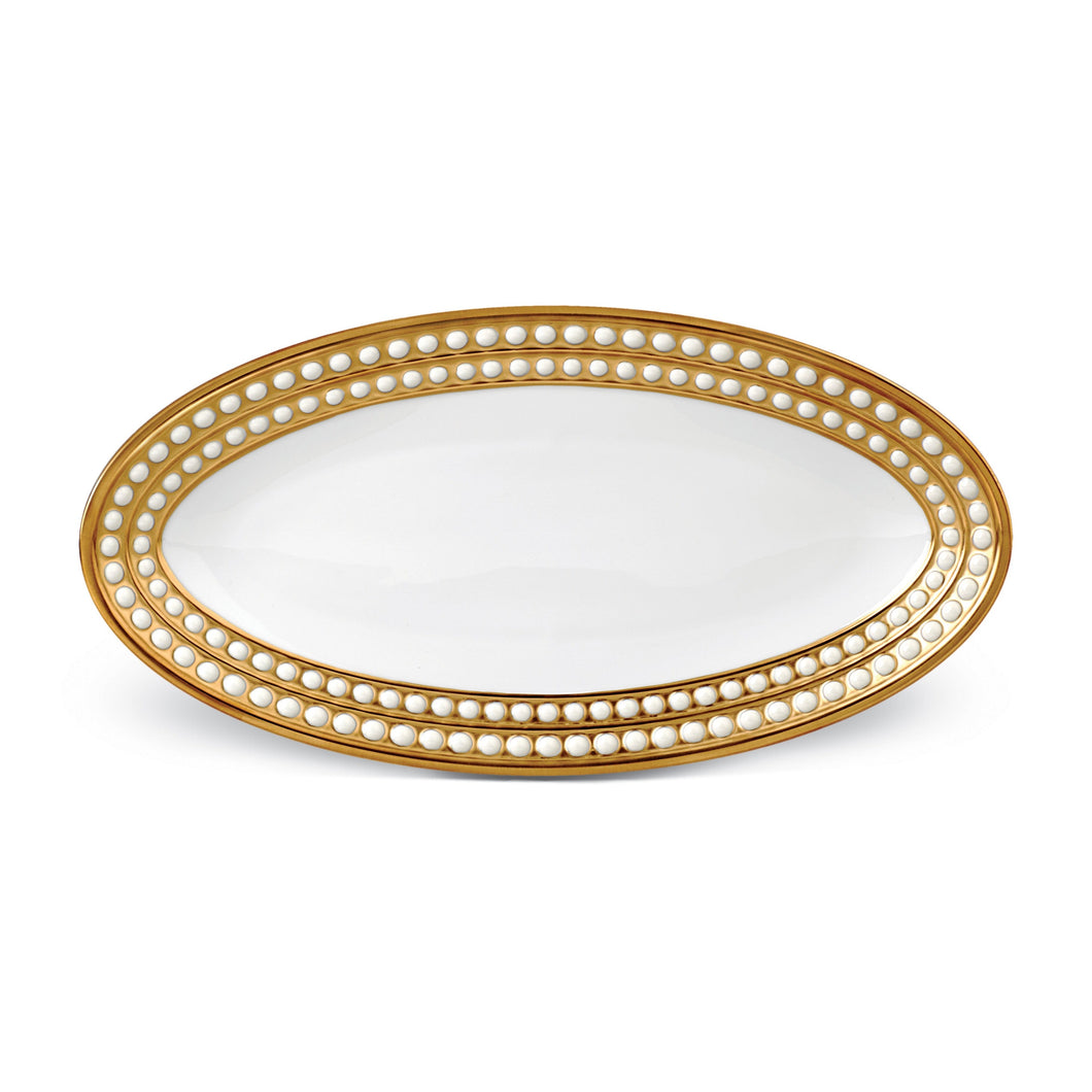 Perlee Gold Oval Platter