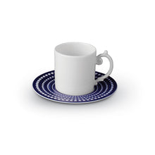Load image into Gallery viewer, Perlee Bleu Espresso Cup &amp; Saucer