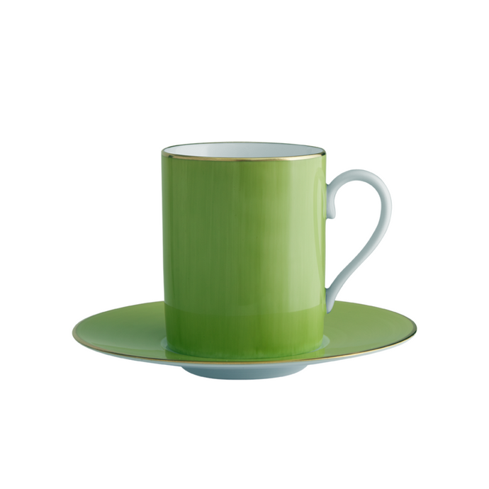 Lexington Green Tall Cup & Saucer