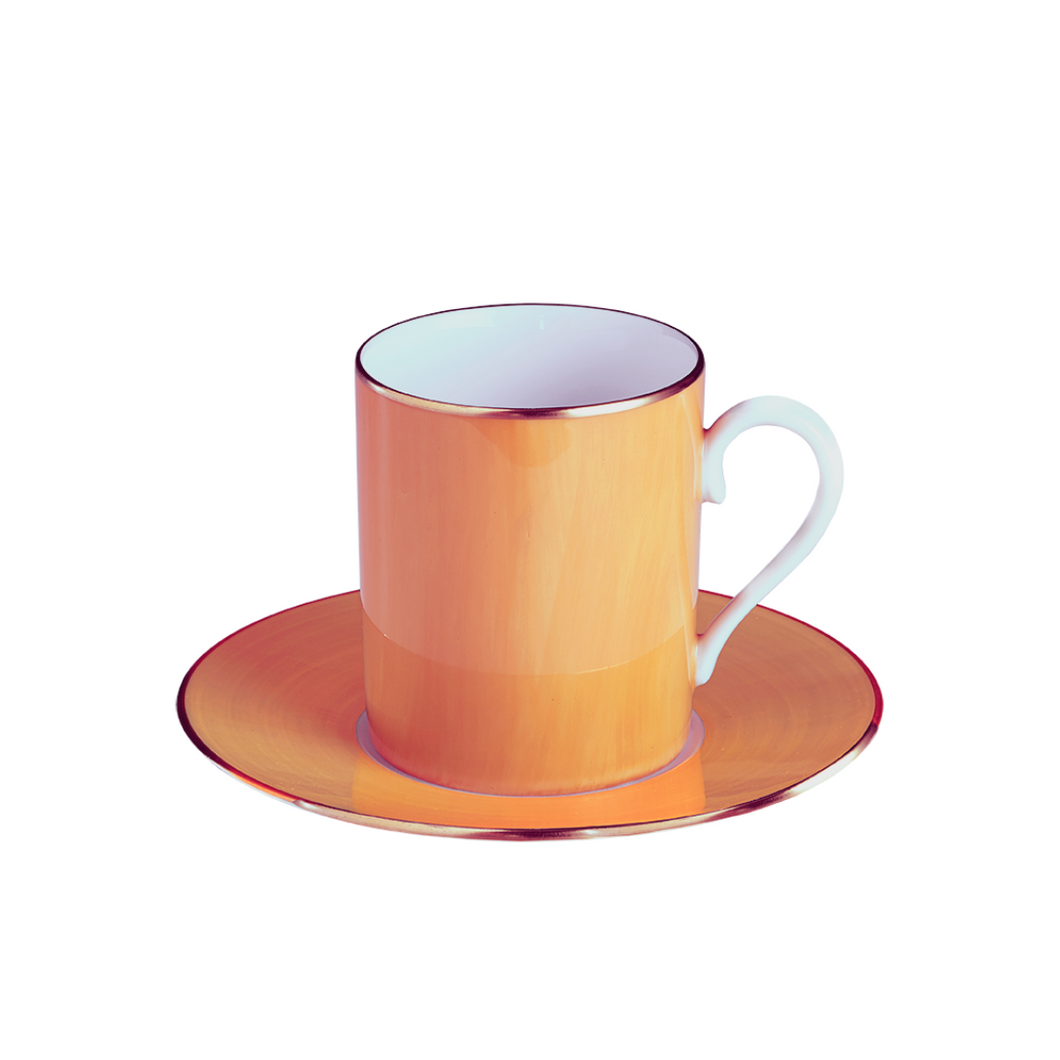 Lexington Cantaloupe Tall Cup & Saucer