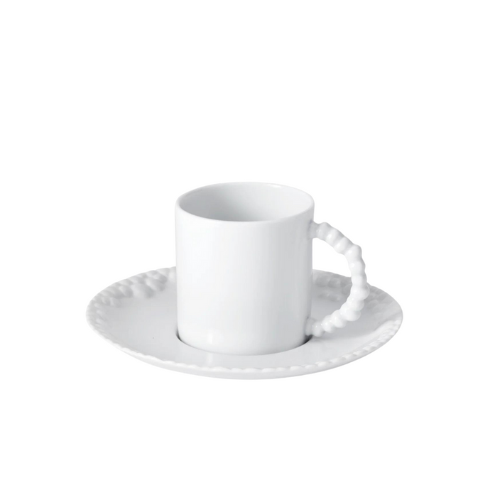Haas Mojave White Espresso Cup & Saucer