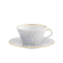 Load image into Gallery viewer, Constellation d&#39;Or Tea Cup &amp; Saucer, Set of 4