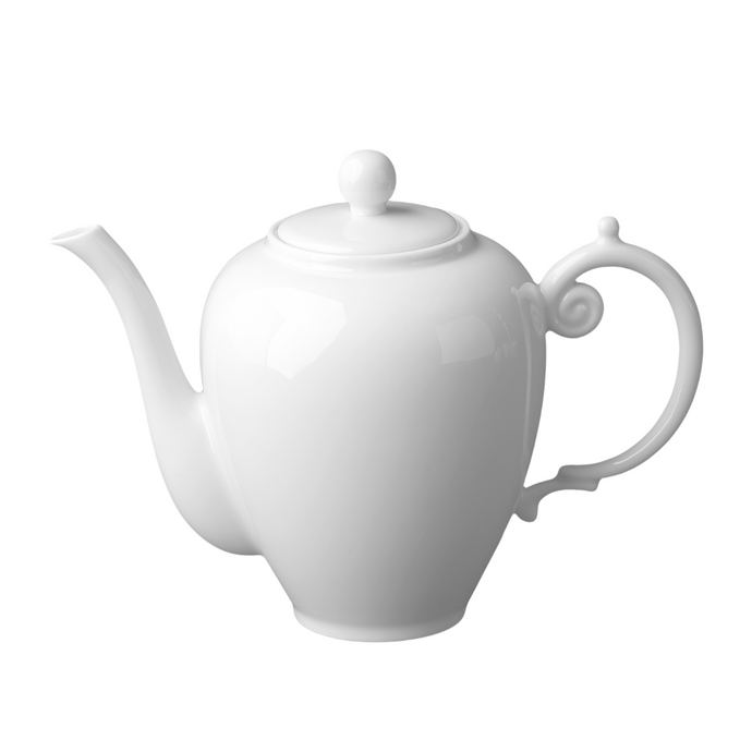 Aegean White Coffee Pot